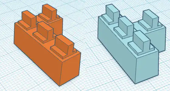 3D Rendering of the Pieces